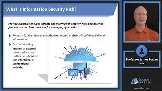 Case Study Cyberthreats and Information Security Risks FRM Part 2 2023 – Operational Risk – Ch 9 [upl. by Kunin140]