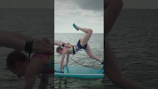 Olympians Bryony Page and Izzy Songhurst on the paddleboard 🫶 [upl. by Seitz]