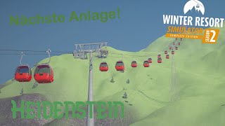 Bahn mit FACHWERKSTÜTZE  7 HEIDENSTEIN Mein GEBIET 1  🚠 WINTER Resort Simulator SEASON 2 [upl. by Hanny]