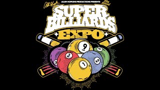 LIVE ALL TABLES 2023 Super Billiards Expo Pro Events Free Preview httpsonsitepoolcomsbx [upl. by Arathorn]