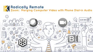 Zoom Merging Computer Video with Phone Dialin Audio [upl. by Richarda]