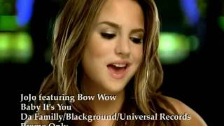 JoJo ft Bow Wow  Baby Its You Official Music Video [upl. by January]