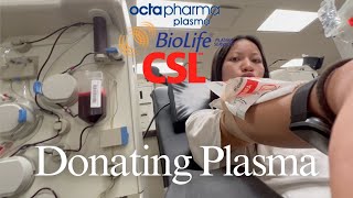 Make  Donating Plasma Process Tips My Experience Vlog [upl. by Yaeger]