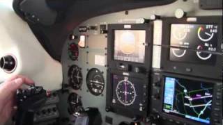 A Hand Flown Approach in The PA46 Meggitt Equipped Meridian [upl. by Bounds127]