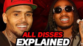 Chris Brown VS Quavo  ALL Disses amp Entire Beef EXPLAINED What’s The Dirt [upl. by Arte]