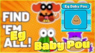 How to get Eg Baby Pou  Roblox  Find the Baby Pous [upl. by Eaton]