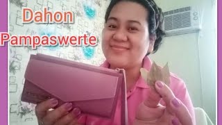 Pampaswerte sa wallet dahon ng Laurel [upl. by Gnek]