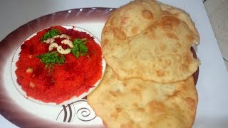 Halwa paratha recipe  How to make halwa paratha at home  Cook With Refikun [upl. by Holds]