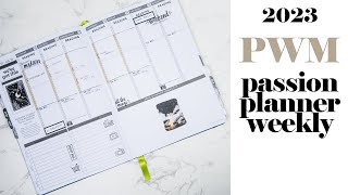 Plan With Me  July 2023  Passion Planner Weekly Planning [upl. by Yenitirb]