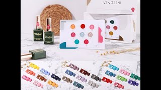 Vendeeni Gel polish G 10 8 pcs Range [upl. by Wolpert262]