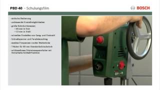 Tutorial Tischbohrmaschine PBD 40 von Bosch [upl. by Mulcahy33]