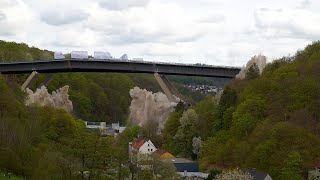 Sprengung Rahmedetalbrücke A45 [upl. by Pfosi]