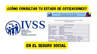 Cómo Consultar tu Estado en el Seguro Social y Como descargar la planilla venezuela online gratis [upl. by Ichabod587]