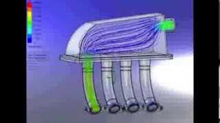 Intake Manifold Flow Simulation [upl. by Repinuj793]