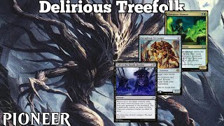 Delirious Treefolk  Pioneer MTGO  Delirium Aggro dono deck  Pioneer [upl. by Idak]