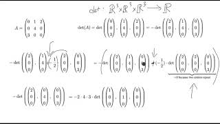 Using Multilinear Defining Properties of Determinants [upl. by Oilegor]