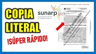 Copia literal SUNARP en línea 2023 ¿Cómo solicitar COPIA LITERAL en línea SUNARP 2023 [upl. by Eecats339]