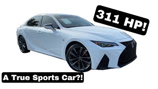 2023 Lexus IS 350 F Sport 35 POV Test Drive amp Review [upl. by Nonnelg]