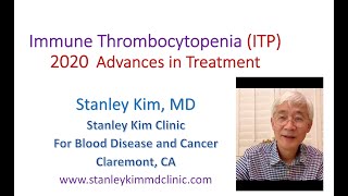 Immune Thrombocytopenia ITP Advances in Treatment in 2020 [upl. by Jemmie13]