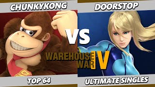 Warehouse War 4  ChunkyKong Donkey Kong Vs Doorstop ZSS Smash Ultimate  SSBU [upl. by Ahtera]