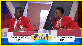 Charlemont High vs Montego Bay High  TVJ SCQ 2023  Round 1 Season 54 [upl. by Adlare]