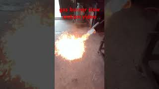 Gas burner slow motion video [upl. by Tod]