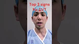 Top 3 signs of deep vein thrombosis DVT surgery [upl. by Fairley855]