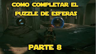 SOLUCIÓN PUZZLE DE ESFERAS EN LA TUMBRA DE EILRAM  Star Wars Jedi Fallen Order Parte 8 [upl. by Balfore]