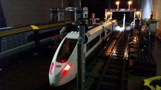 LEGO Train Set 60051  ICE Night Train on Double Tracks  OnBoard View [upl. by Sallyanne]