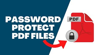 How to Password Protect a PDF Document for FREE [upl. by Tak102]