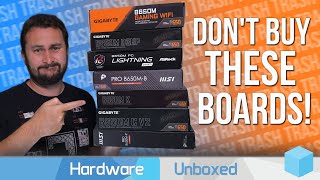 New AMD B650 Boards Mostly CRAP Budget B650 Roundup 2024 [upl. by Brieta]