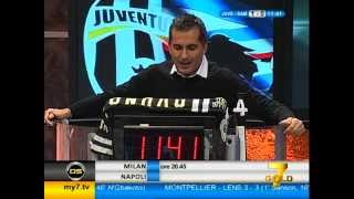 Diretta Stadio 7 Gold JUVENTUS SAMPDORIA 11 Frenata Juve [upl. by Digirb]