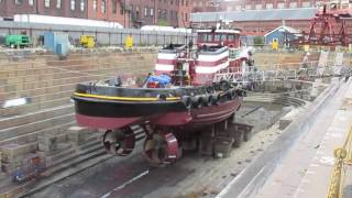 Z drive tug in drydock [upl. by Novit]