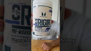 MyProtein Origin pre workout review⚡️🔥 shorts preworkout gymshorts MyproteinOfficial [upl. by Gideon431]