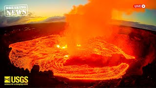 Kilauea Volcano Update USGS has raised Mount Kilaueas Alert Level is an eruption imminent [upl. by Renner]