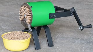 How To Make Homemade Manual Feed Pellet Machine Without Welding  Simple Diy Feed Pellet Machine [upl. by Durno]