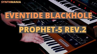 Eventide Blackhole pedal on Prophet5 Rev2 [upl. by Chader]