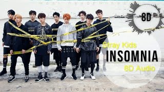 🎧 8D Stray Kids  Insomnia 🎧 check description [upl. by Notyard]