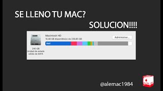 Como liberar espacio y optimizar tu Mac [upl. by Enna459]