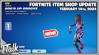 NEW BOOD UP GROOVE EMOTE amp MORE Fortnite Item Shop February 14th 2024 Fortnite Chapter 5 [upl. by Durr]