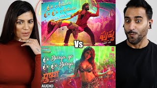 Oo AntavaOo Oo Antava Vs Oo Bolega ya Oo Oo Bolega Ft Samantha  Pushpa  Allu Arjun  REACTION [upl. by Stearn]