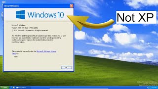 Make Windows 10 look like Windows XP [upl. by Ytsur]