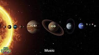 1 Solar System Planet amp Dwarf Planet Song in English [upl. by Ellenig406]