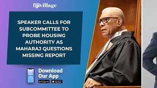 Speaker calls for Subcommittee to probe Housing Authority as Maharaj questions missing report [upl. by Shimberg]