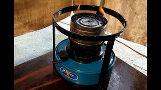 Kerosene stove setup and test [upl. by Aifoz]