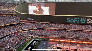 Super Bowl 56 Pepsi Halftime Show Firstperson POV inside SoFi Stadium [upl. by Hafirahs]