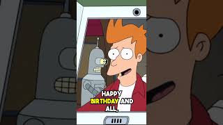 frys birthday card to leelashorts viralfypfuturamafunny [upl. by Lau]