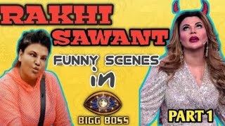 RAKHI SAWANT FUNNY SCENES IN BIGG BOSS 14 [upl. by Zakaria]