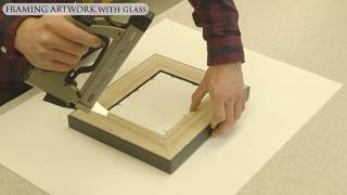 Framing Artwork with glass and spacers [upl. by Dulsea]