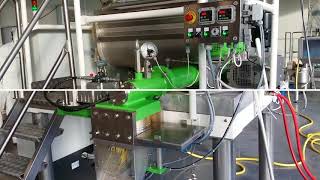 Press and cooker  tagliatelle production line  industrial pasta machines  SARP [upl. by Whyte]